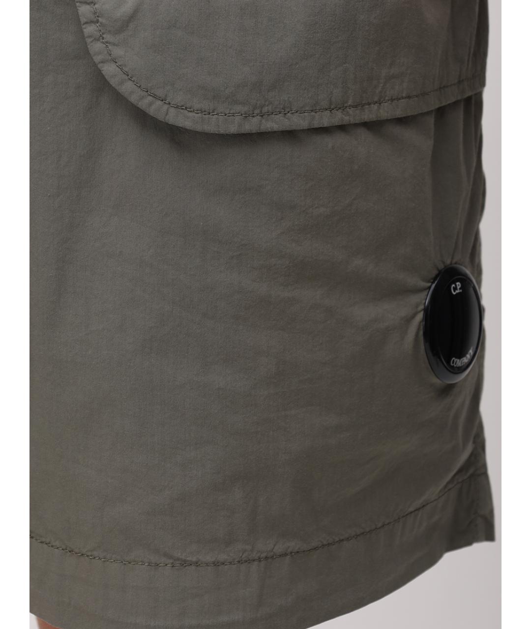 CP COMPANY Зеленые хлопковые шорты, фото 5