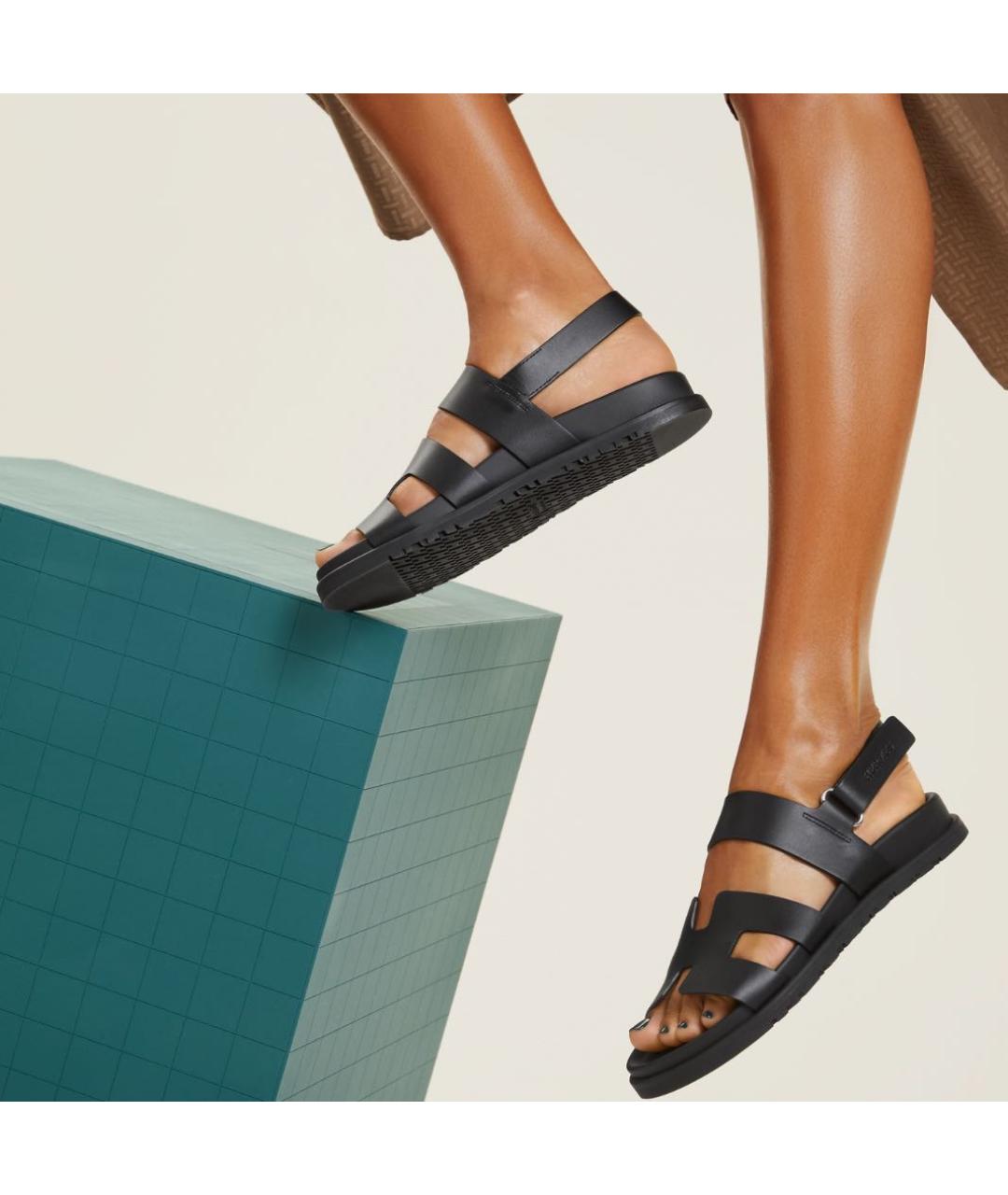 HERMES Кожаные сандалии, фото 6