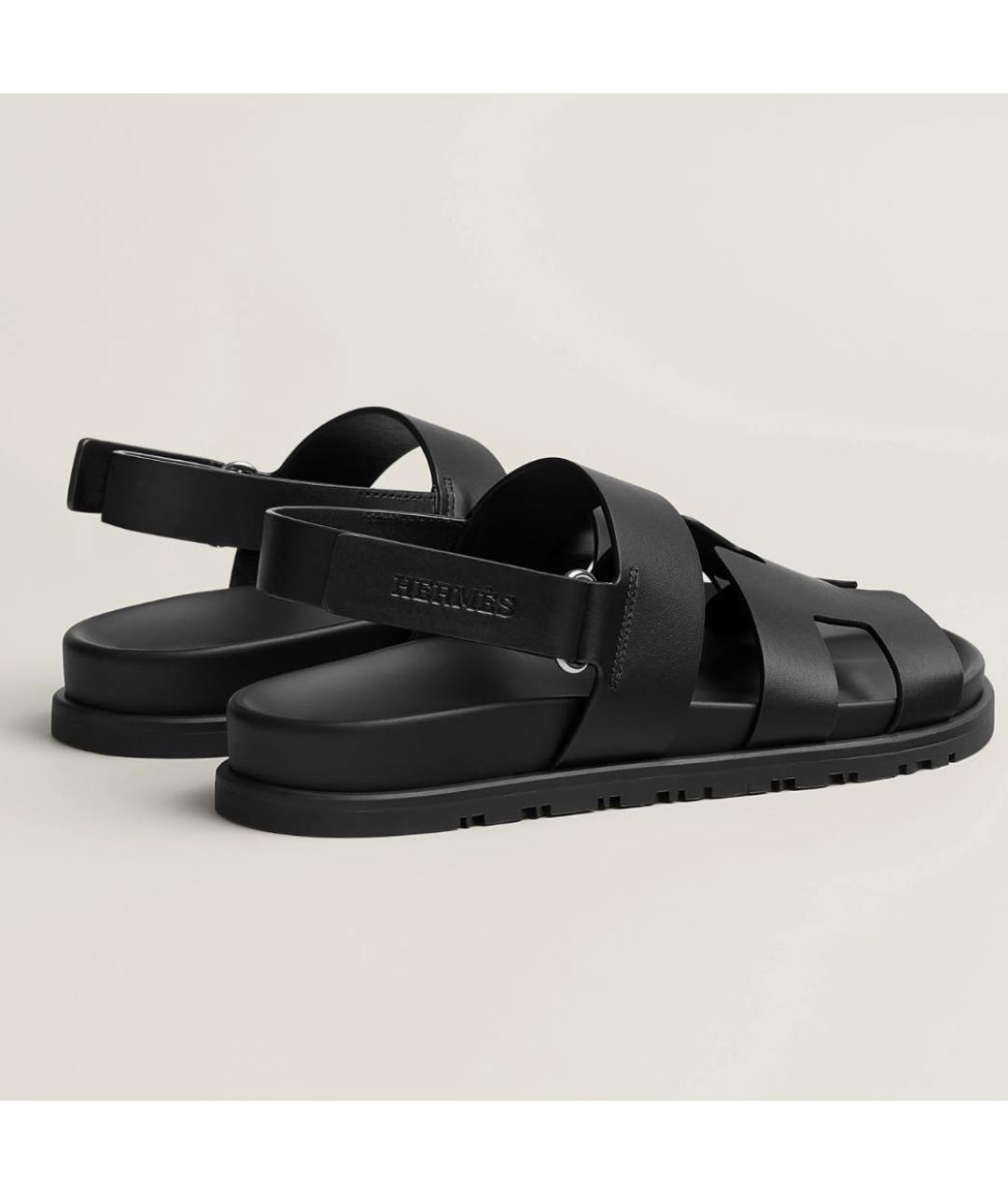 HERMES Кожаные сандалии, фото 4