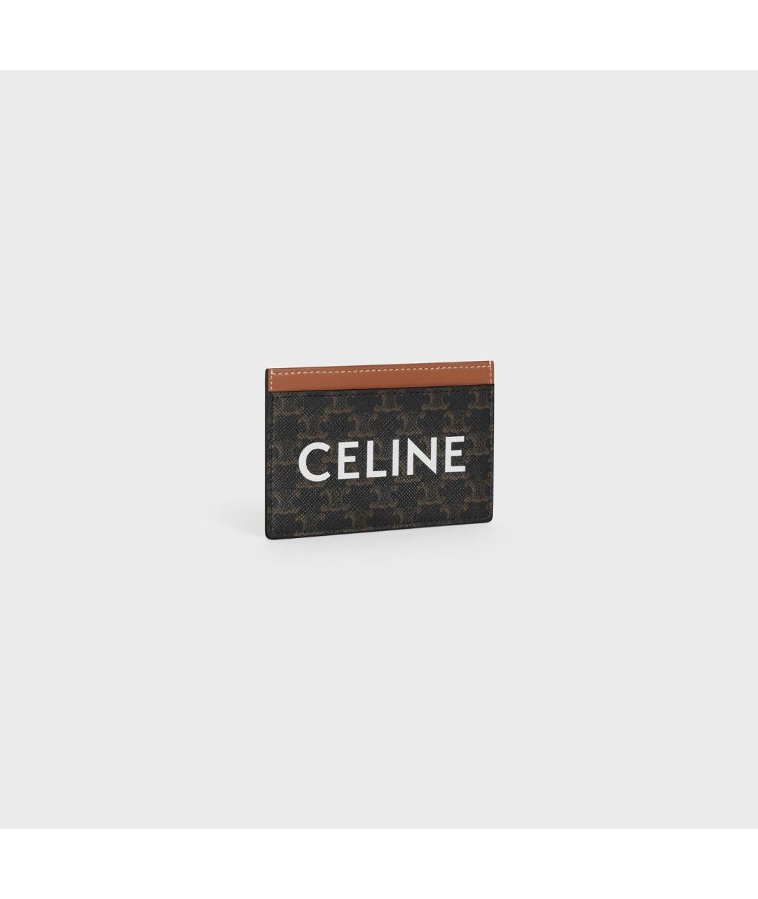 CELINE Коричневый кардхолдер, фото 2