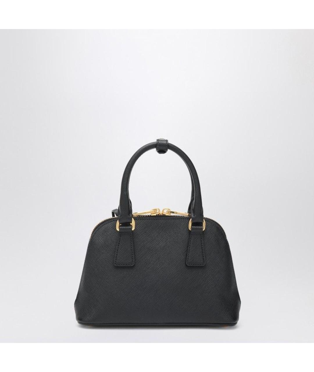 PRADA Черная кожаная сумка тоут, фото 2