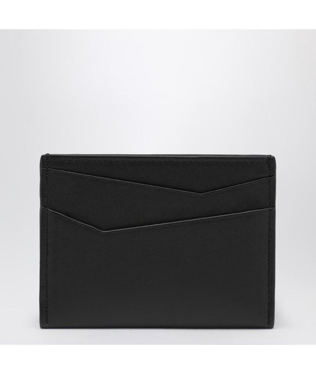 LOEWE Черный кожаный кардхолдер, фото 2