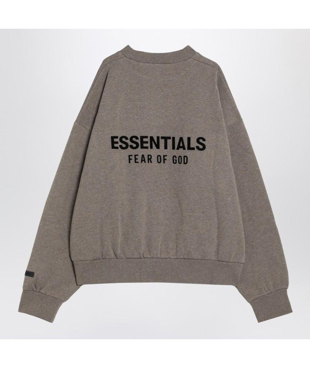 FEAR OF GOD ESSENTIALS Серый хлопковый джемпер / свитер, фото 2