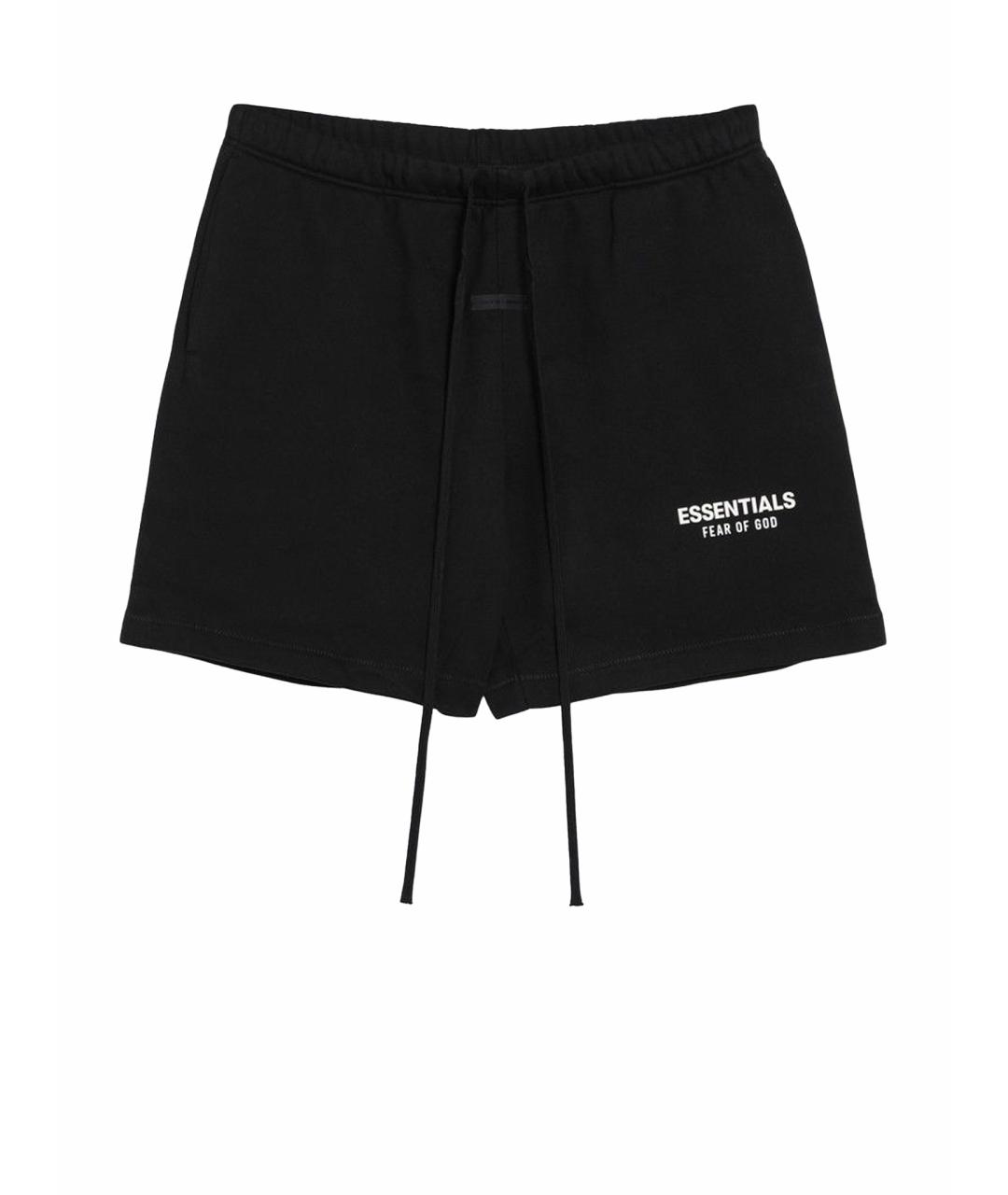 FEAR OF GOD ESSENTIALS Черные хлопковые шорты, фото 1