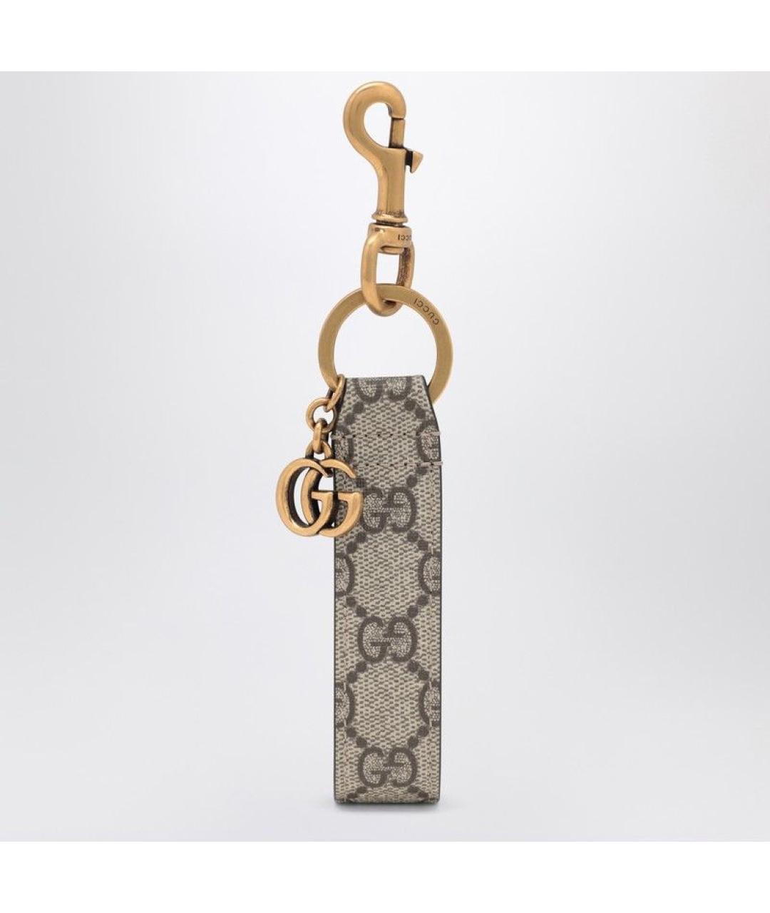 GUCCI Бежевый брелок, фото 3