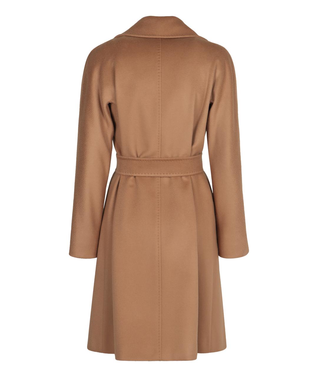 MAX MARA STUDIO Бежевое шерстяное пальто, фото 2