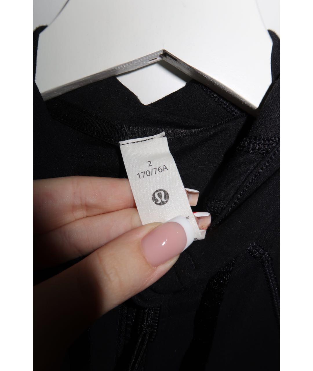 Lululemon Черная спортивная куртка, фото 2
