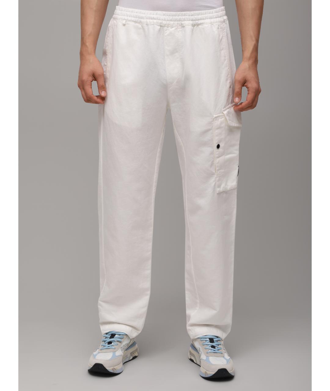 CP COMPANY Белые брюки чинос, фото 4