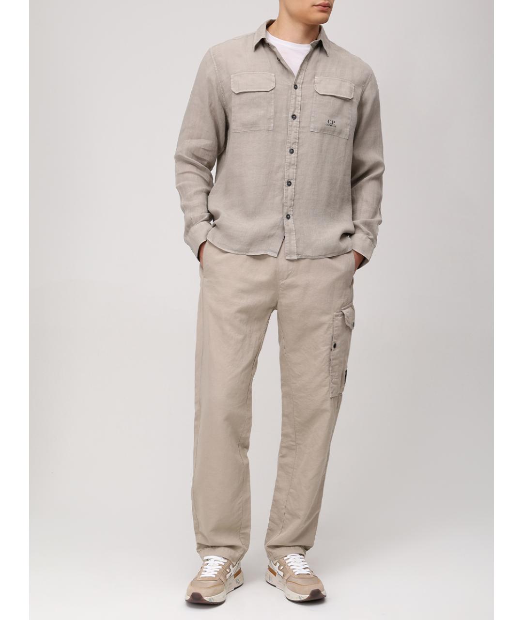 CP COMPANY Бежевые брюки чинос, фото 2