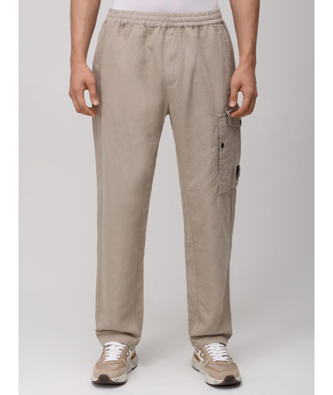CP COMPANY Бежевые брюки чинос, фото 4