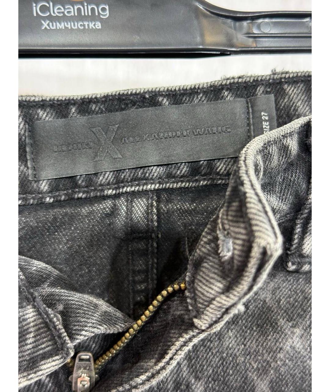 ALEXANDER WANG Серые деним шорты, фото 3