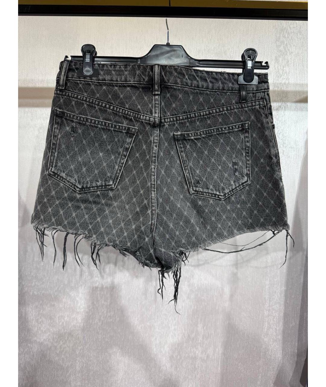 ALEXANDER WANG Серые деним шорты, фото 2
