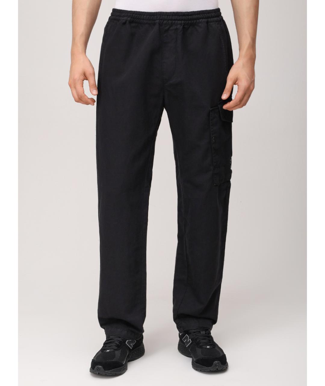 CP COMPANY Черные брюки чинос, фото 4