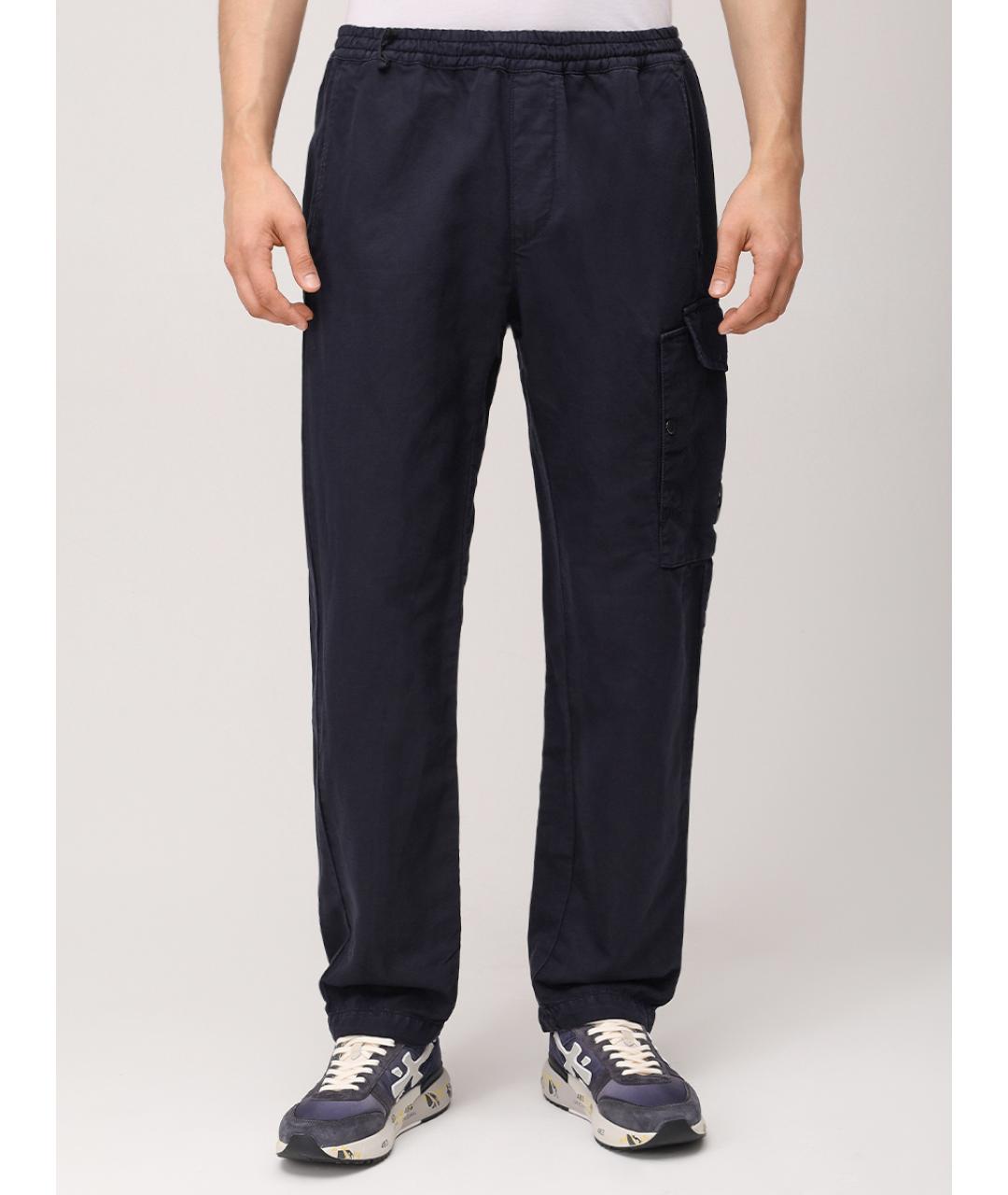 CP COMPANY Синие брюки чинос, фото 4