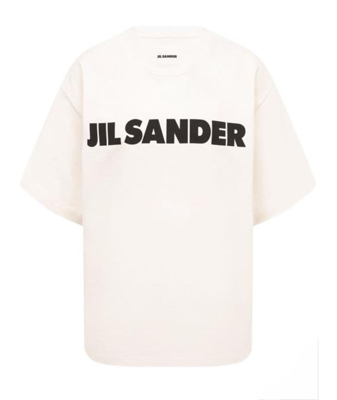 JIL SANDER Белая футболка, фото 1