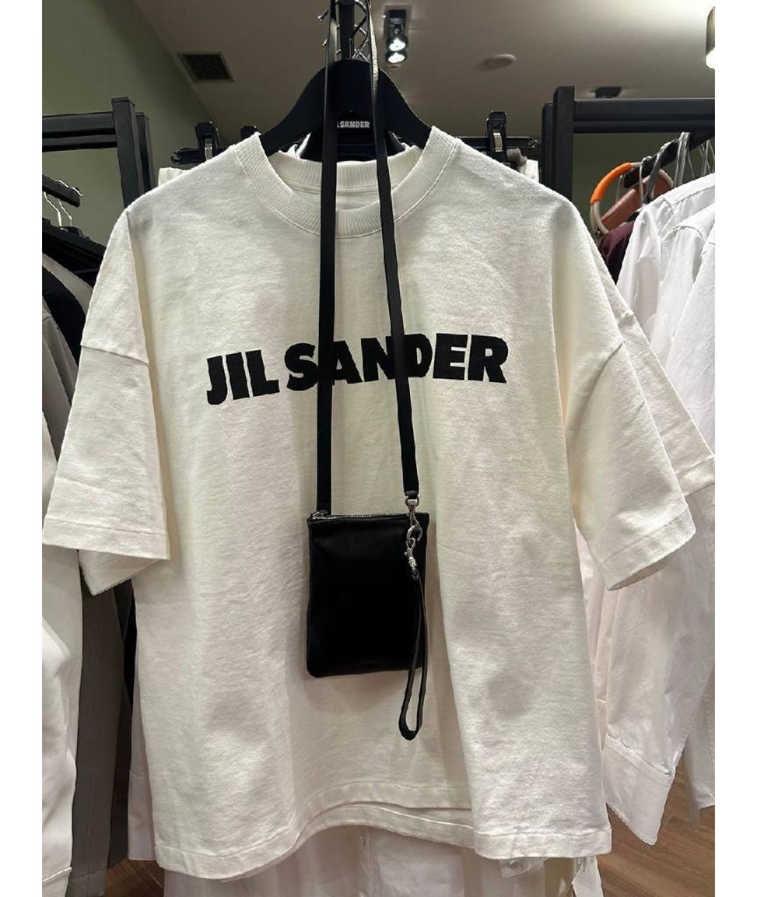 JIL SANDER Белая футболка, фото 3