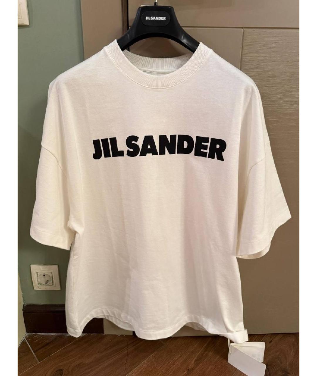 JIL SANDER Белая футболка, фото 7