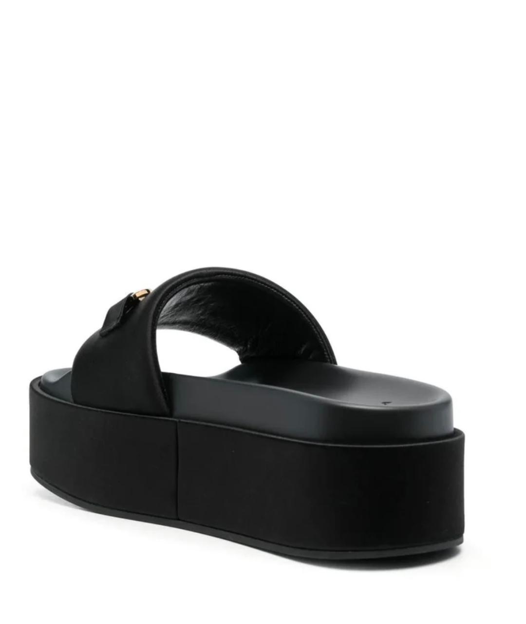 VERSACE Черные сабо, фото 4