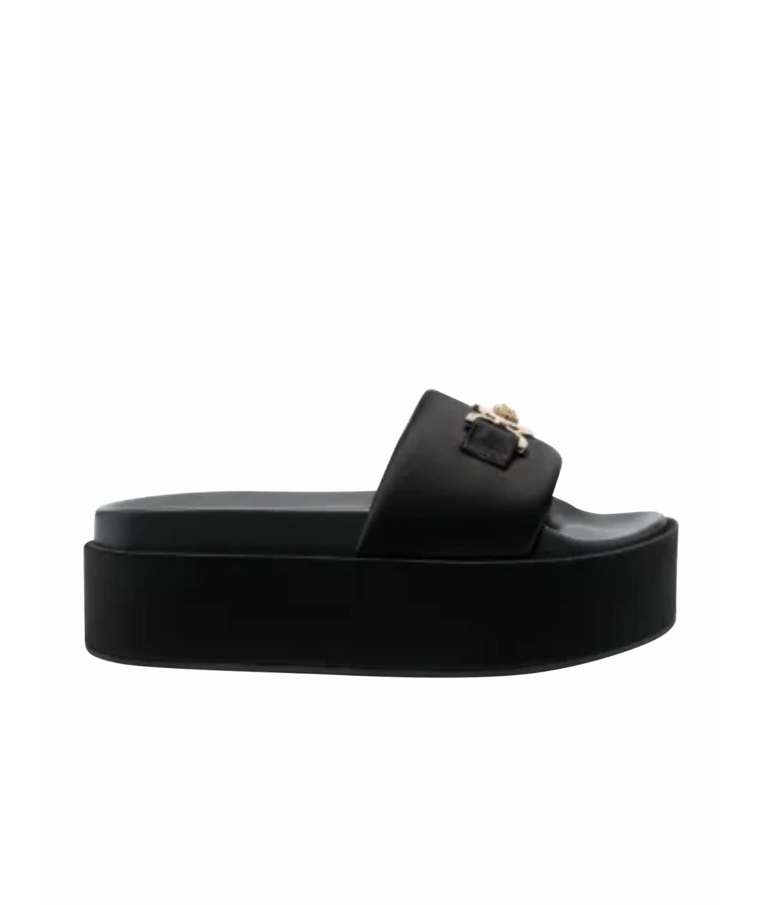 VERSACE Черные сабо, фото 1
