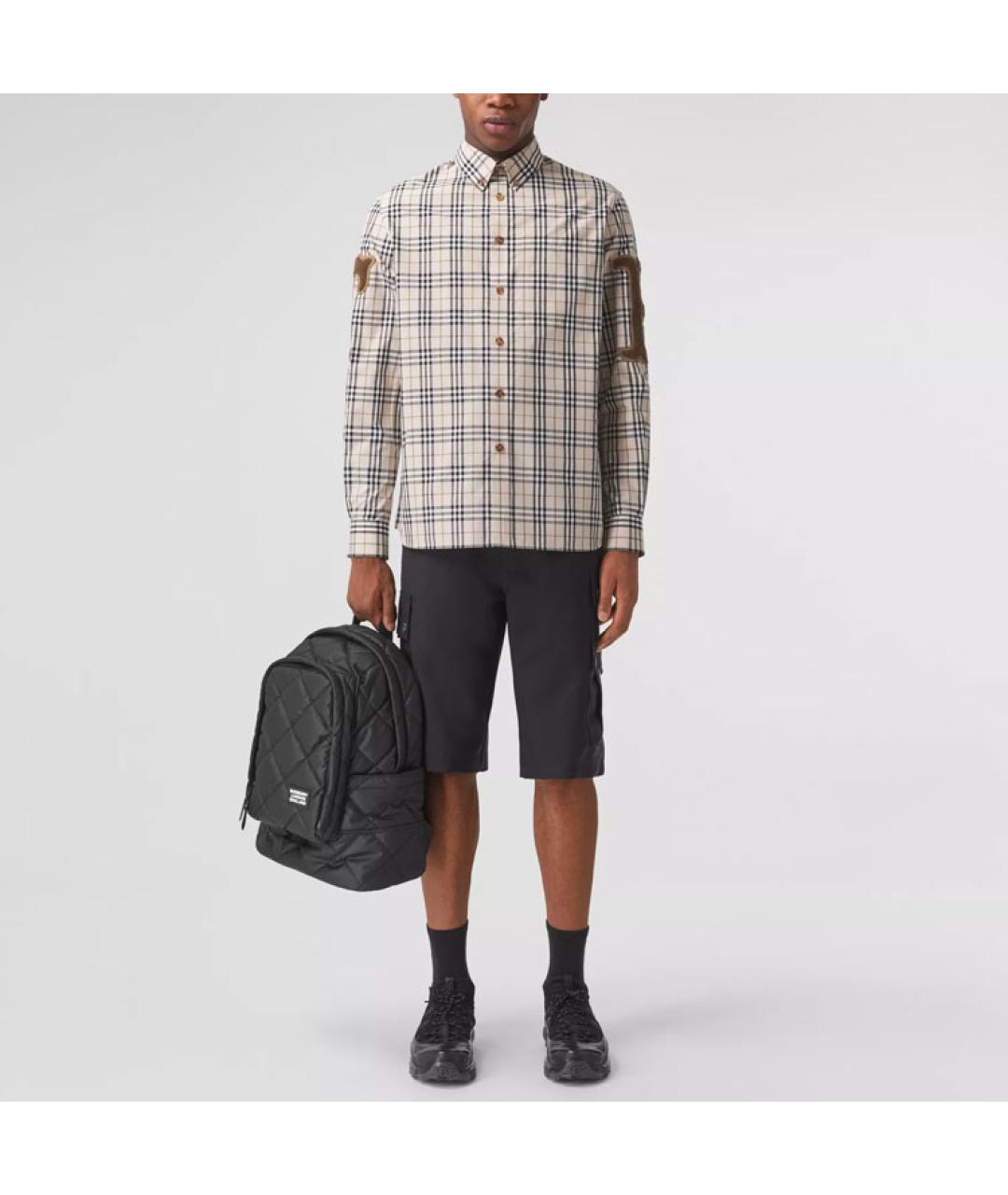 BURBERRY Бежевая кэжуал рубашка, фото 3