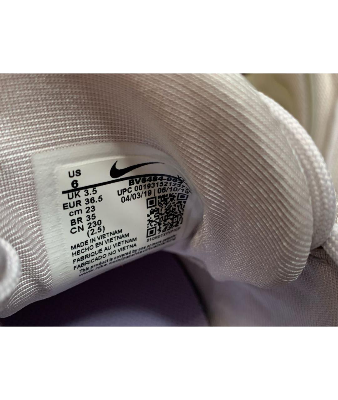 NIKE Серые синтетические кроссовки, фото 7