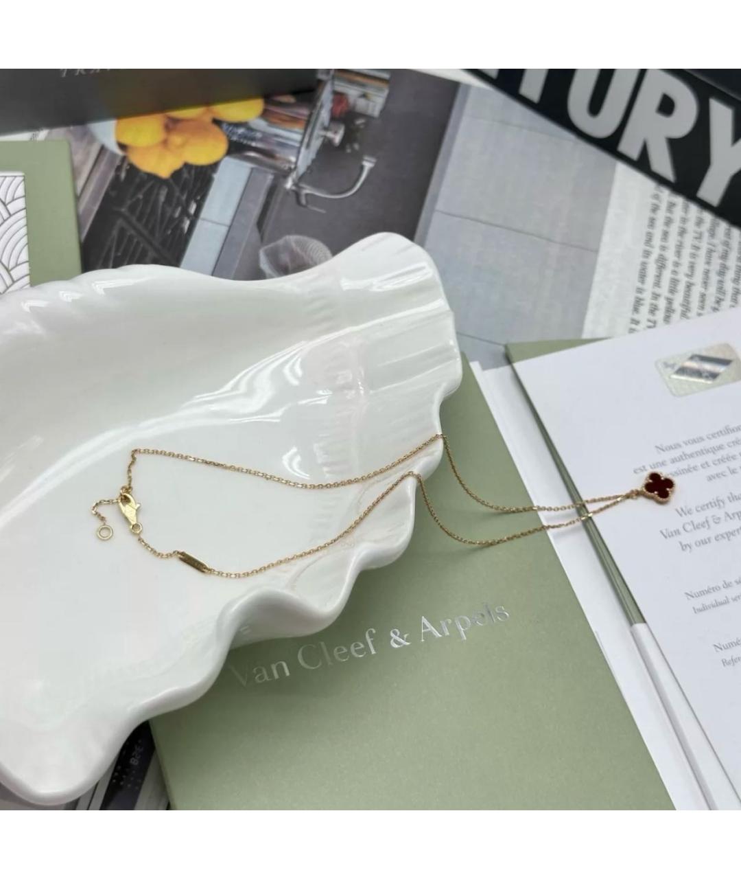 VAN CLEEF & ARPELS Красная подвеска из розового золота, фото 3