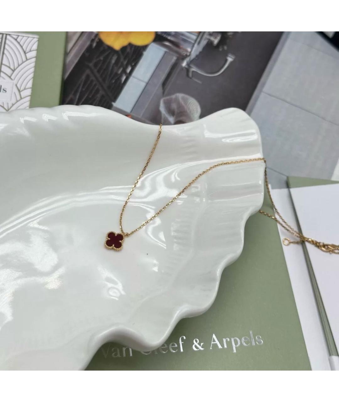 VAN CLEEF & ARPELS Красная подвеска из розового золота, фото 2