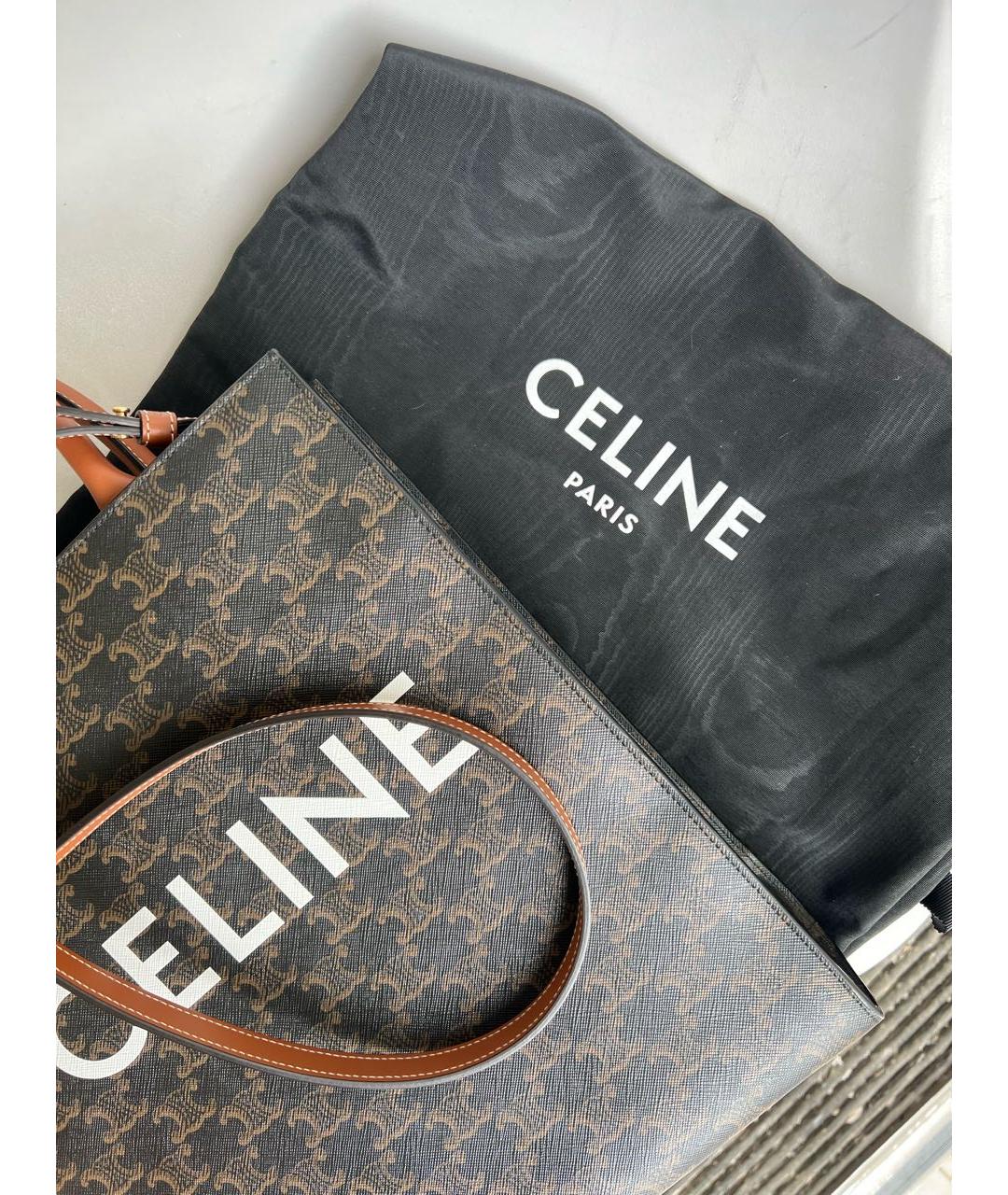 CELINE Мульти кожаная сумка тоут, фото 5