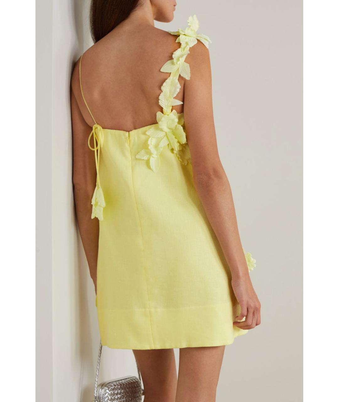 ZIMMERMANN Желтое коктейльное платье, фото 8