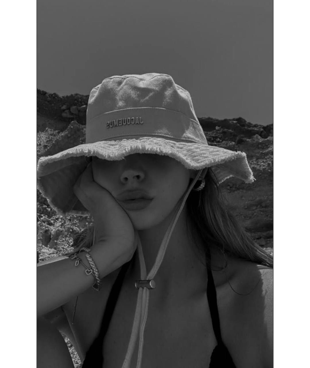 JACQUEMUS Бежевая хлопковая панама, фото 3