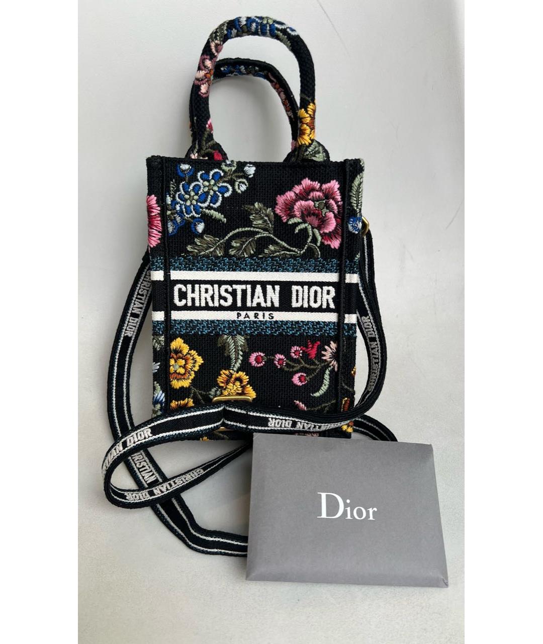 CHRISTIAN DIOR Мульти жаккардовая сумка с короткими ручками, фото 2