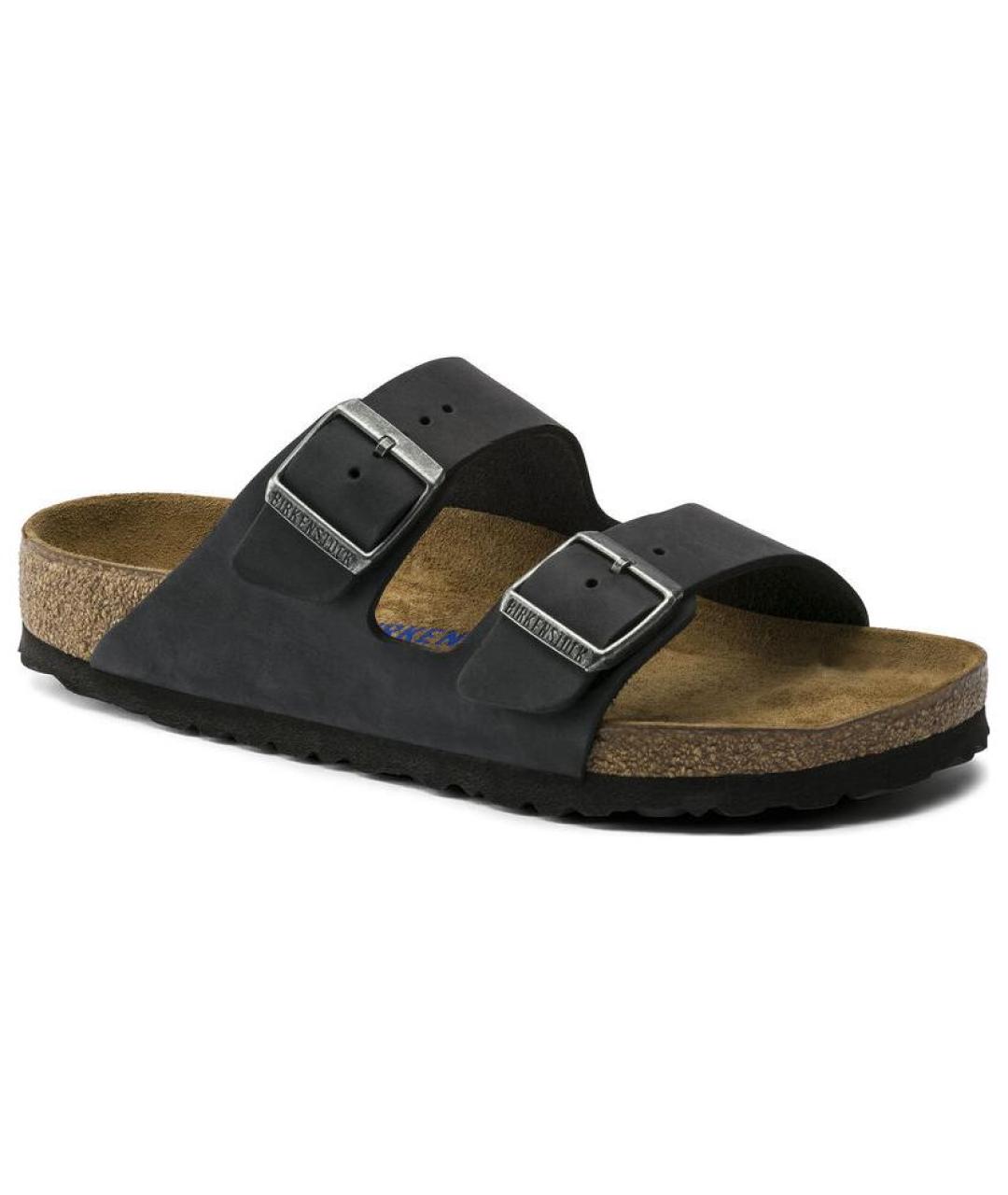 BIRKENSTOCK Черные кожаные сандалии, фото 3