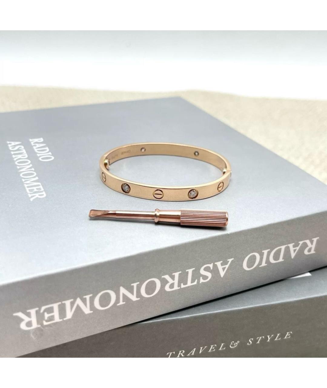CARTIER Розовый браслет из розового золота, фото 2