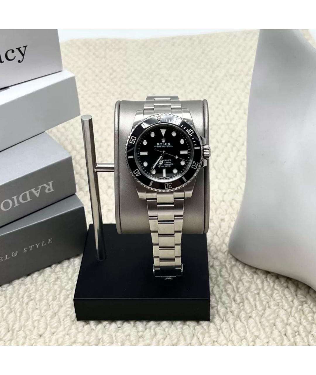 ROLEX Черные часы, фото 3