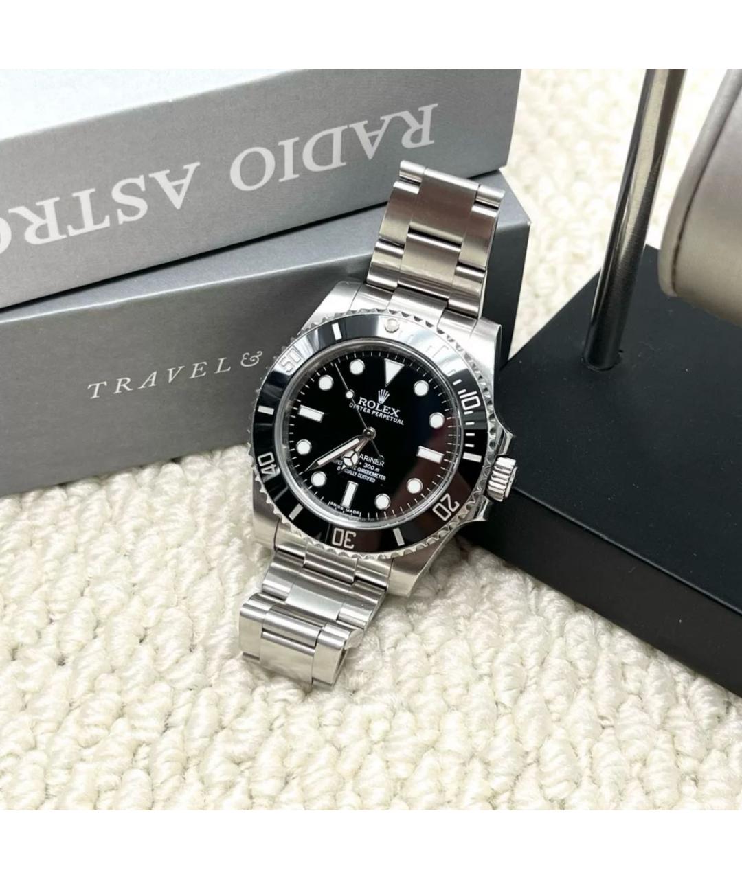 ROLEX Черные часы, фото 2