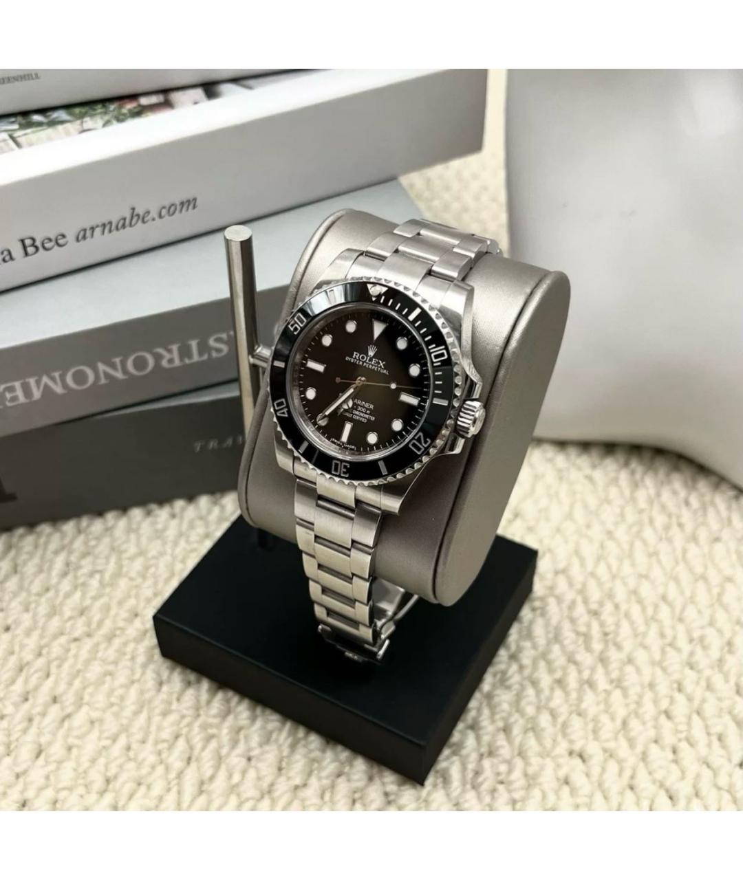 ROLEX Черные часы, фото 7