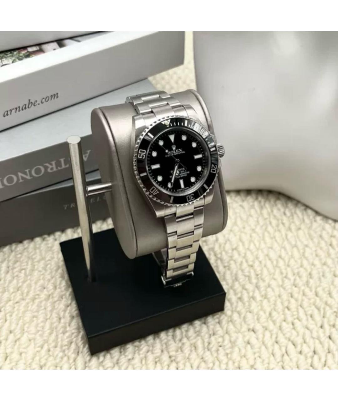 ROLEX Черные часы, фото 5
