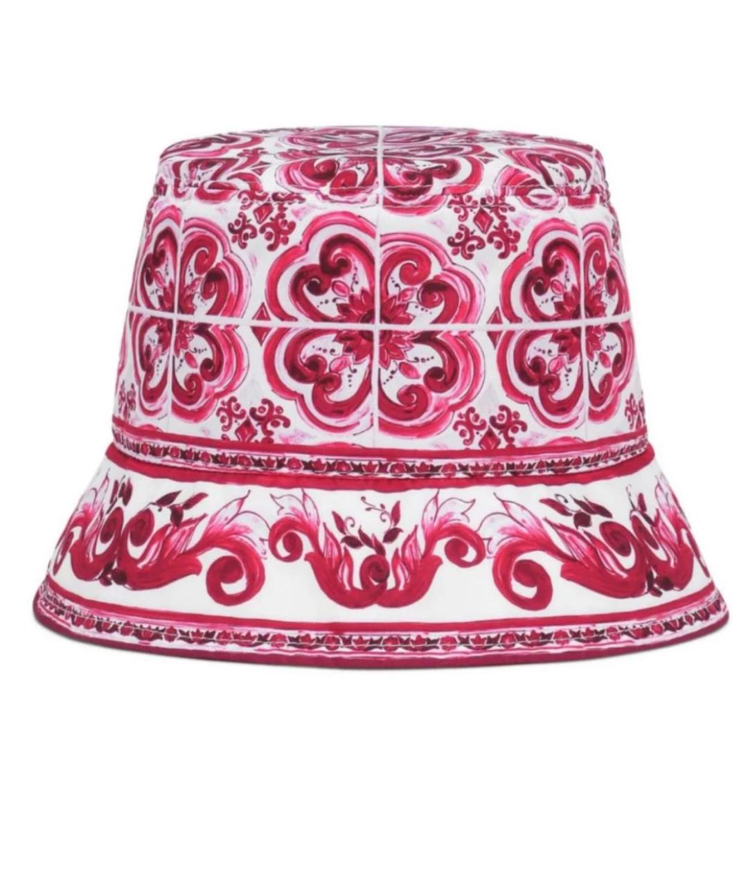 DOLCE&GABBANA Красная хлопковая панама, фото 3
