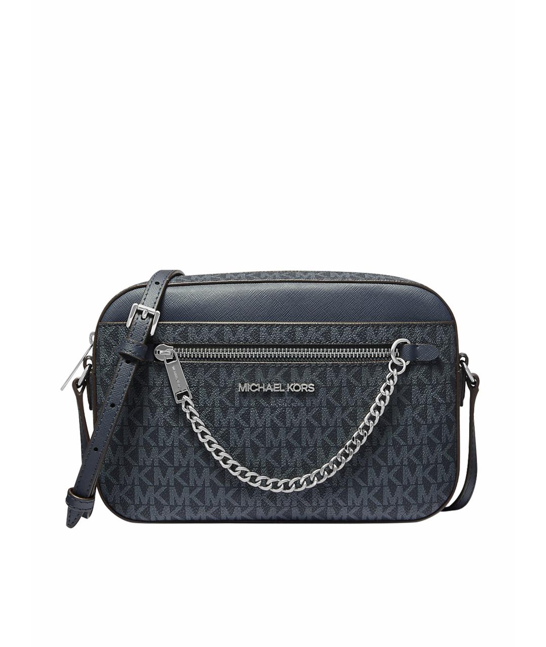 MICHAEL KORS Синяя сумка через плечо из искусственной кожи, фото 1