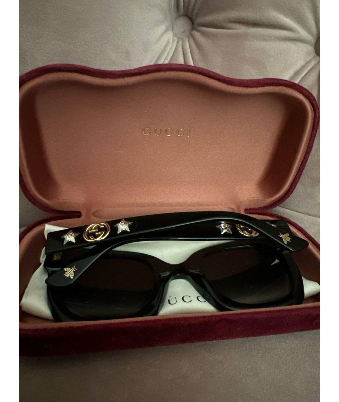 GUCCI Черные солнцезащитные очки, фото 4