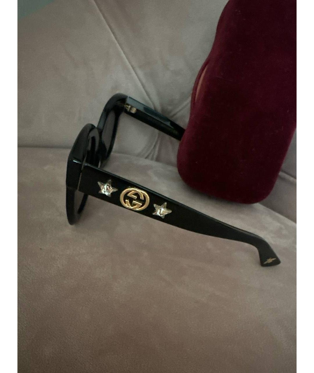 GUCCI Черные солнцезащитные очки, фото 3