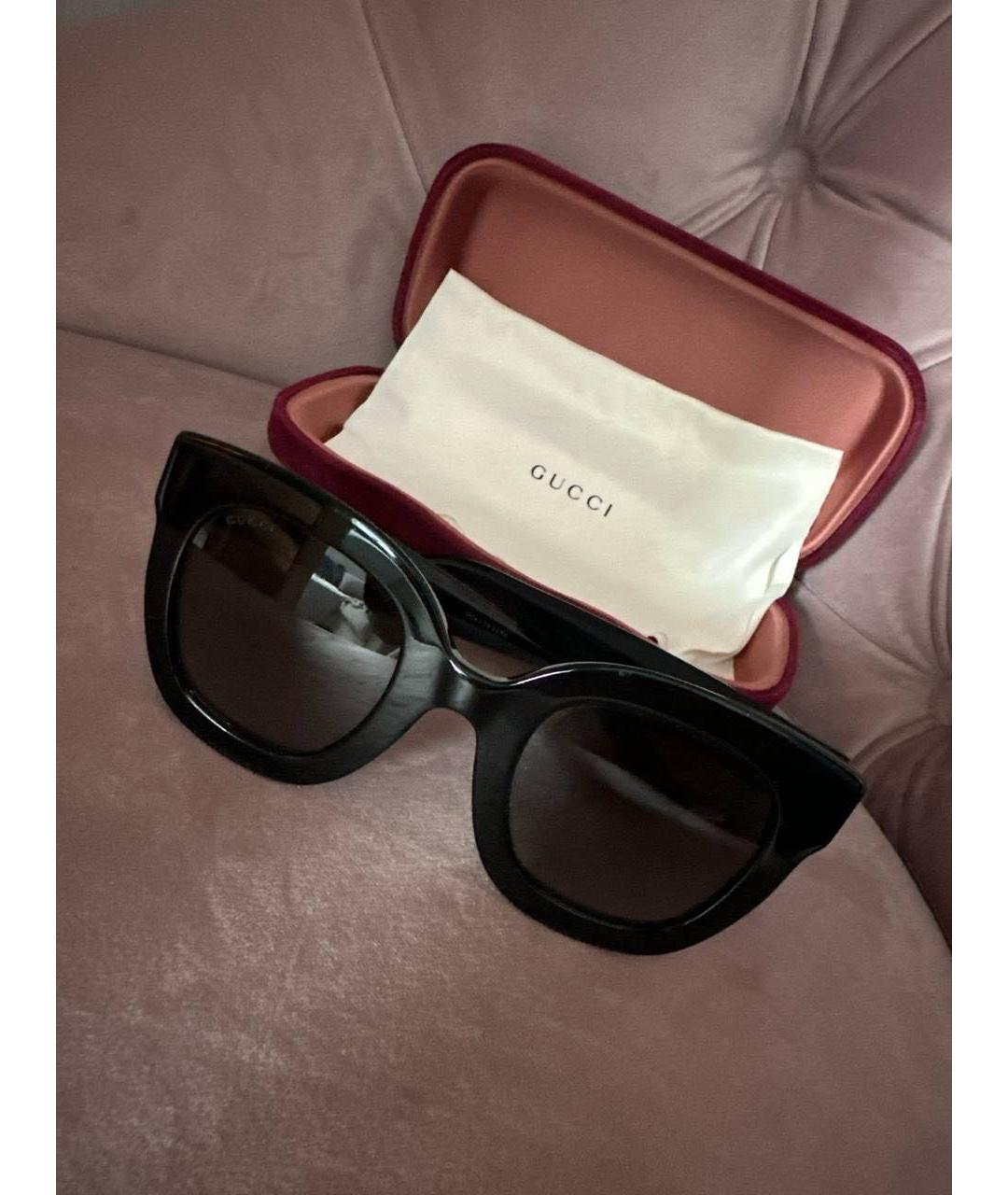 GUCCI Черные солнцезащитные очки, фото 5