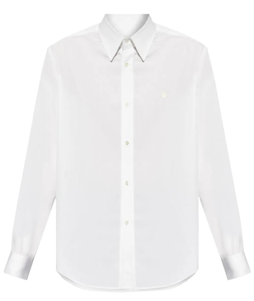 MCQ ALEXANDER MCQUEEN Белая хлопко-полиэстеровая классическая рубашка, фото 1