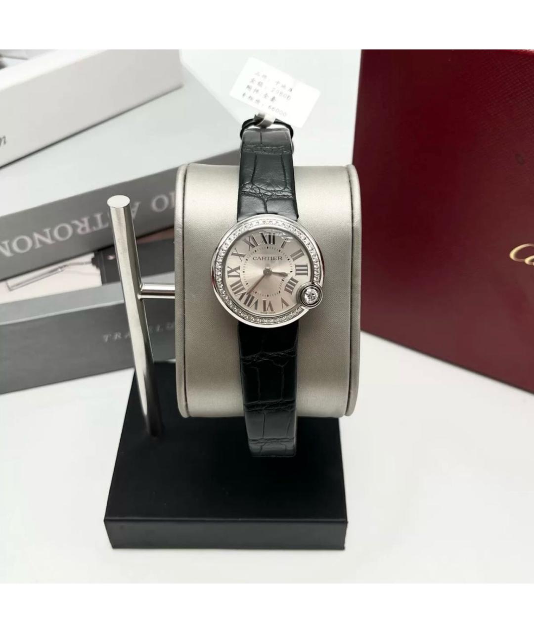 CARTIER Черные часы, фото 6