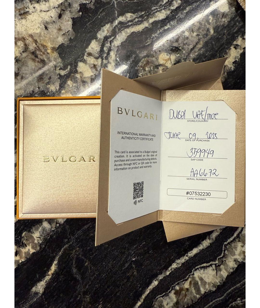 BVLGARI Золотые серьги из розового золота, фото 4
