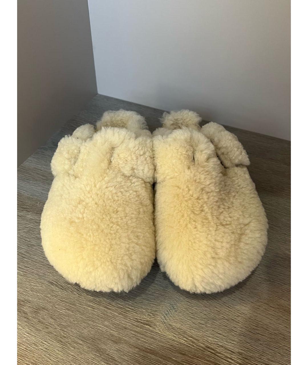 BIRKENSTOCK Бежевые сабо, фото 2