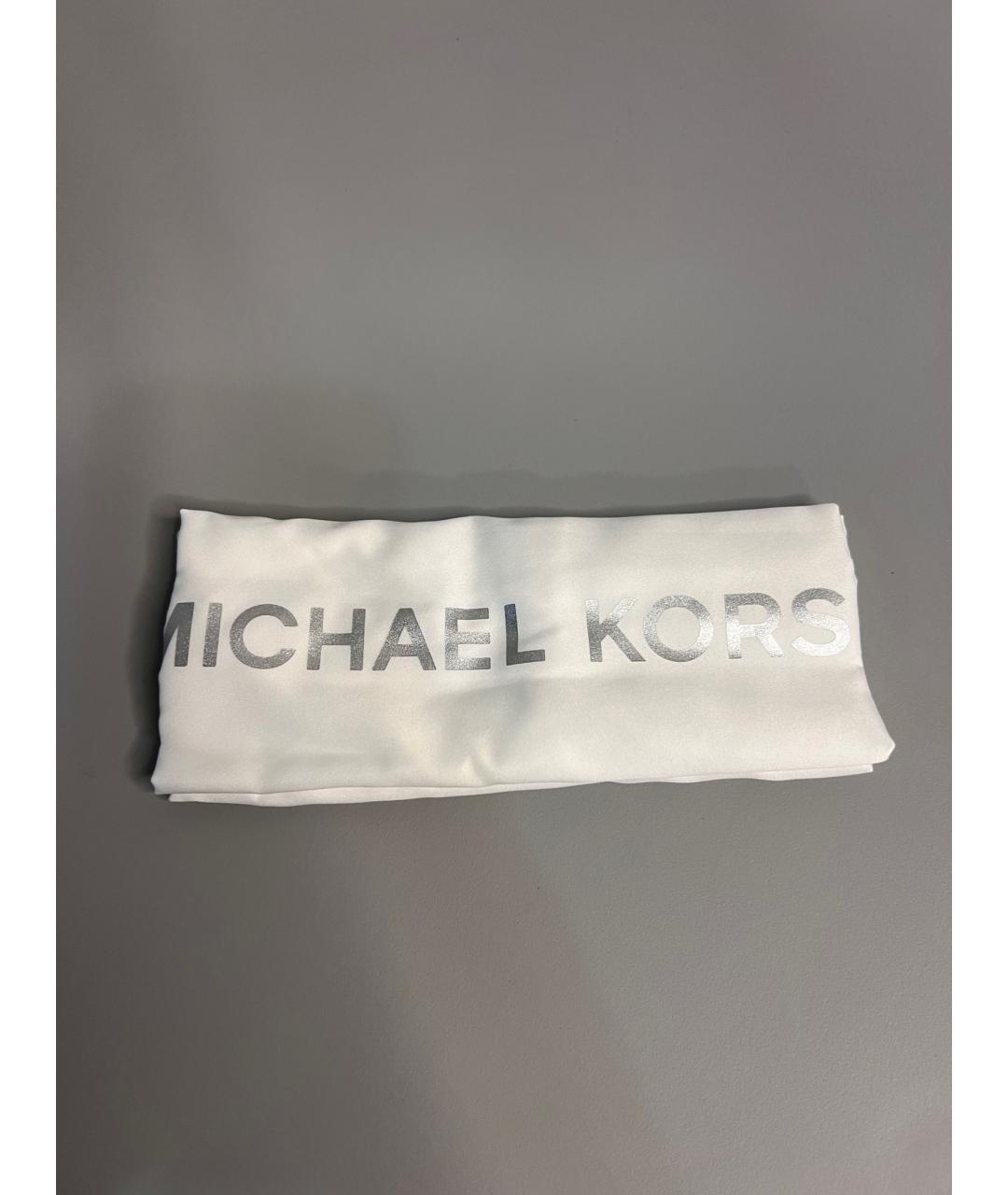 MICHAEL KORS Золотая тканевая сумка через плечо, фото 7