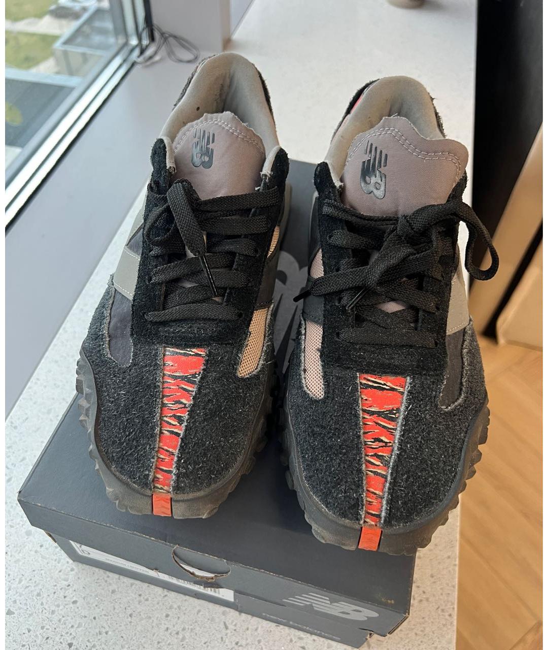 NEW BALANCE Темно-синие замшевые кроссовки, фото 2
