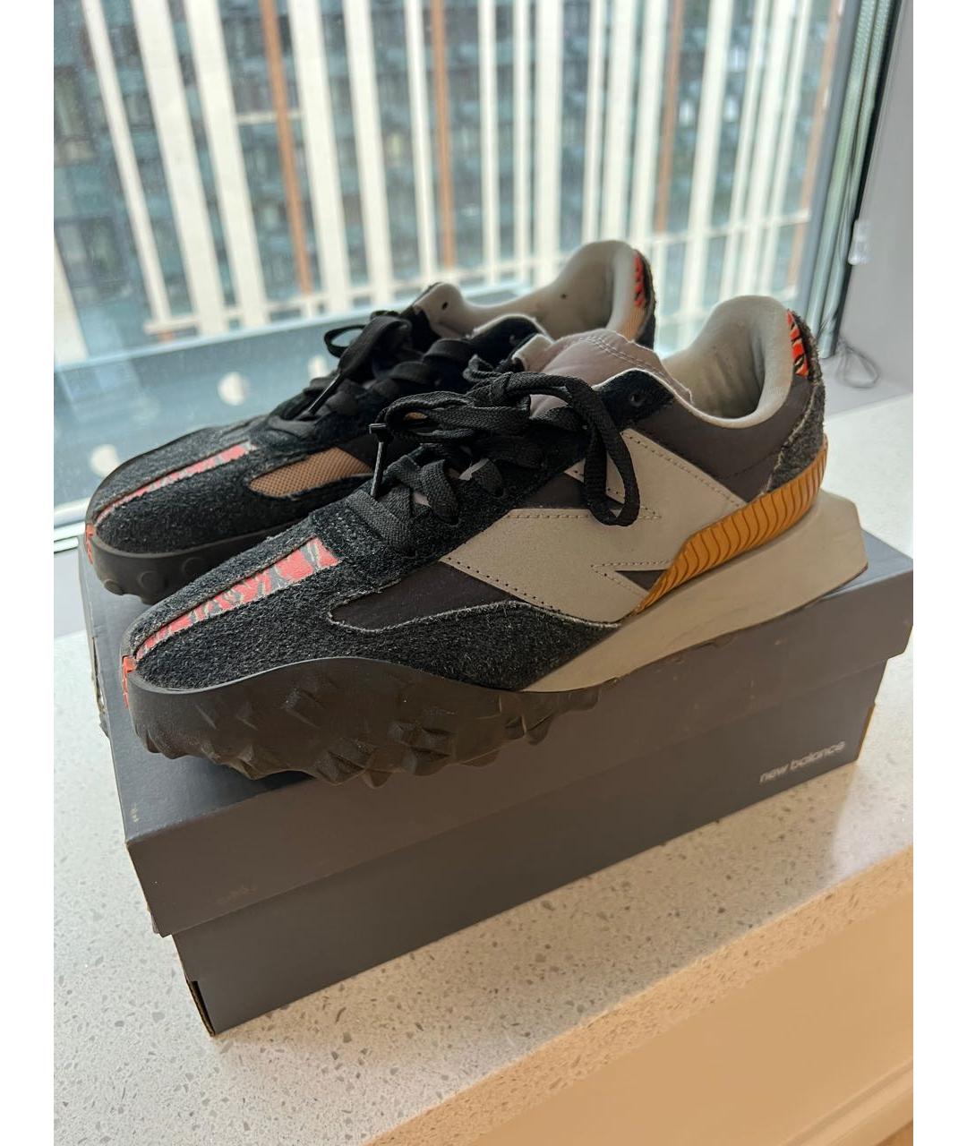 NEW BALANCE Темно-синие замшевые кроссовки, фото 8