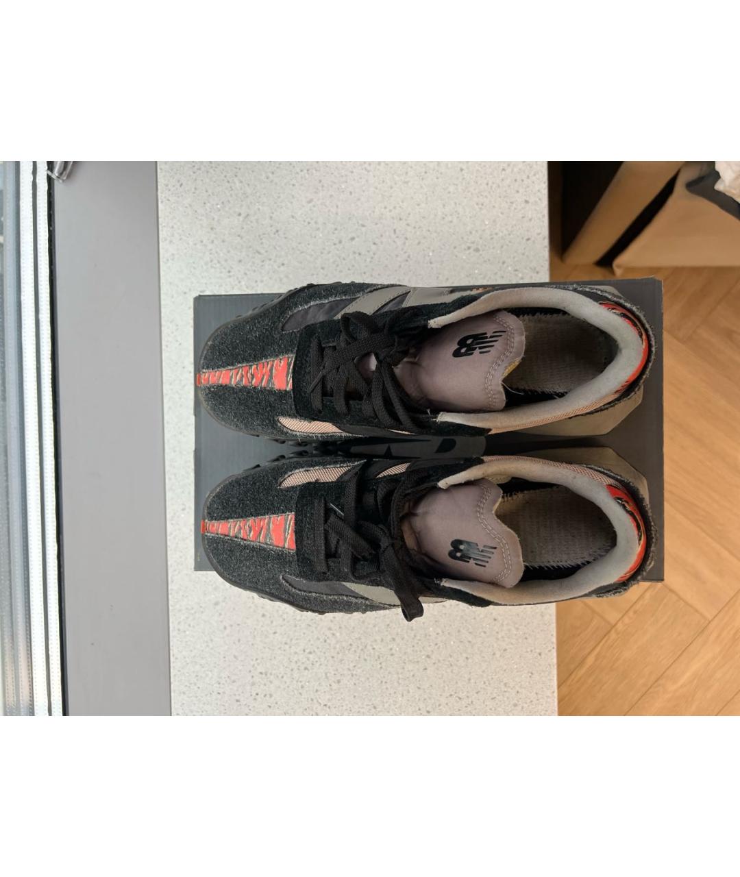 NEW BALANCE Темно-синие замшевые кроссовки, фото 3